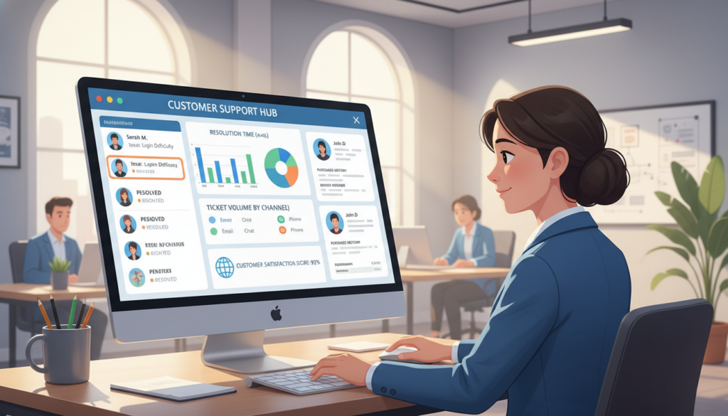 CRM ticketing system