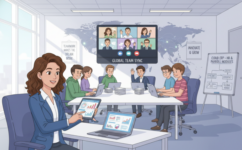 Managing a Global Remote Workforce: HR and Payroll Modules in Cloud ERP